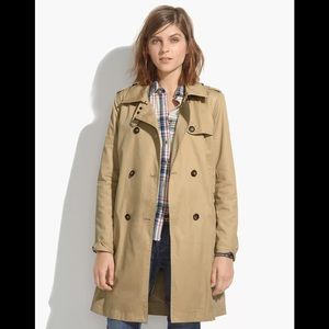 NWT Madewell Belted Trench Coat size XS
